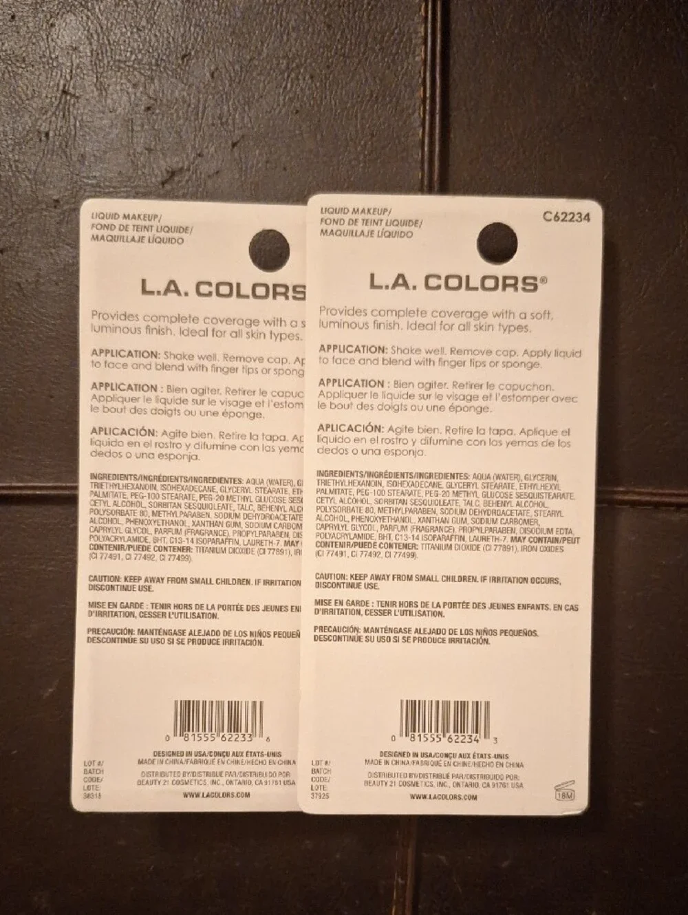 L.A. Colors colors liquid